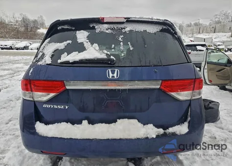 2016 Honda Odyssey Exl из США, поврежденный, VIN 5FNRL5H6XGB086594